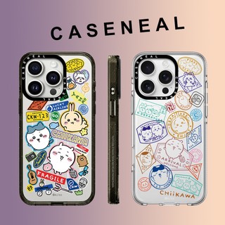 CASENEAL การ์ตูน Graffiti ป้ายน่ารักโปร่งใสอะคริลิคเคสโทรศัพท์สําหรับ iPhone 16 Pro Max 15 Plus 14 ProMax 13 12Pro 12 โทรศัพท์กันกระแทกขอบนุ่มฮาร์ดป้องกันกรณี