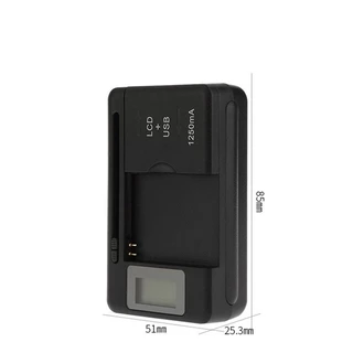 Clincher Charger พร้อมหน้าจอใช้งานง่ายพร้อมส่งในไทย LCD Battery Charger สําหรับโทรศัพท์มือถือ USB-Port Charger แบตเตอรี่ Clincher สําหรับกล้อง