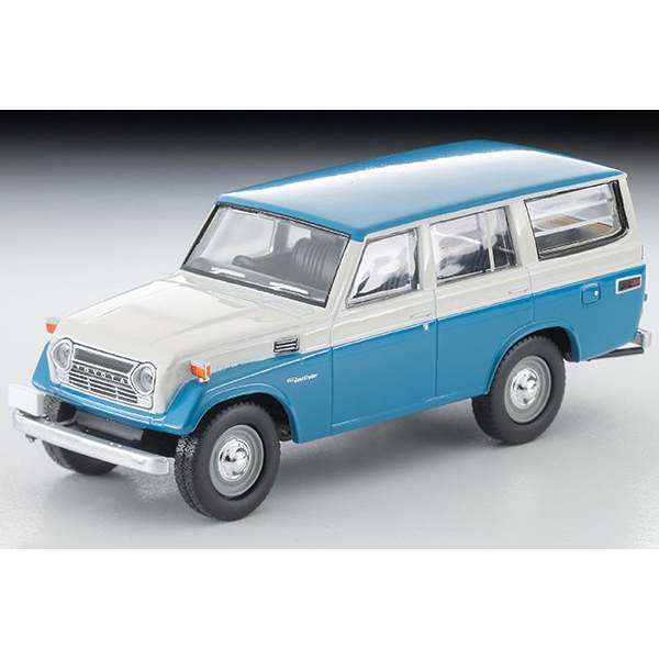 1/64 Tomytec Tomica Limited Vintage NEO LV-104d Toyota Land Cruiser FJ56V สีขาว/น้ําเงิน