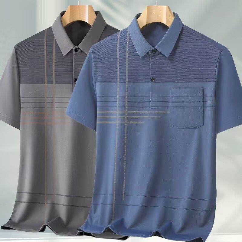 เสื้อยืดแขนสั้นสำหรับผู้ชายทุกวัย ใส่สบายในฤดูร้อน
