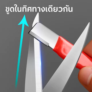 เครื่องลับมีดอเนกประสงค์แบบพกพา สำหรับบ้าน ห้องครัว สวน ใบมีดเหล็กอัลลอย ที่ลับคมกรรไกร ขวาน กรรไกรตัดแต่งกิ่ง อุปกรณ์ลับคม ด้ามจับกันลื่น น้ำหนักเบา