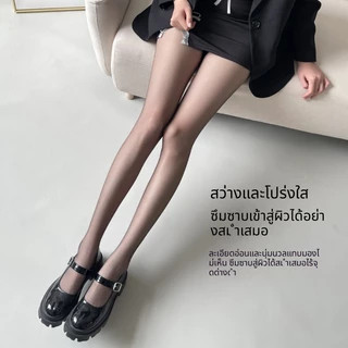 🚚พร้อมส่ง☁ถุงน่องนุ่มลื่นใส่สบาย 10D บางเฉียบ ยืดหยุ่นสูง ไม่เคลื่อนไหว เอวสูง🏆