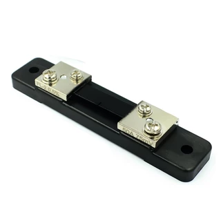 DC0-100V1A 10A 50A 100A LED DC มิเตอร์วัดกระแสและแรงดันไฟฟ้าแบบดิจิตอลจอแสดงผลคู่ หัวมิเตอร์วัดแบบดิจิตอล