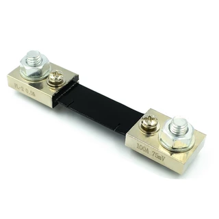 DC0-100V1A 10A 50A 100A LED DC มิเตอร์วัดกระแสและแรงดันไฟฟ้าแบบดิจิตอลจอแสดงผลคู่ หัวมิเตอร์วัดแบบดิจิตอล