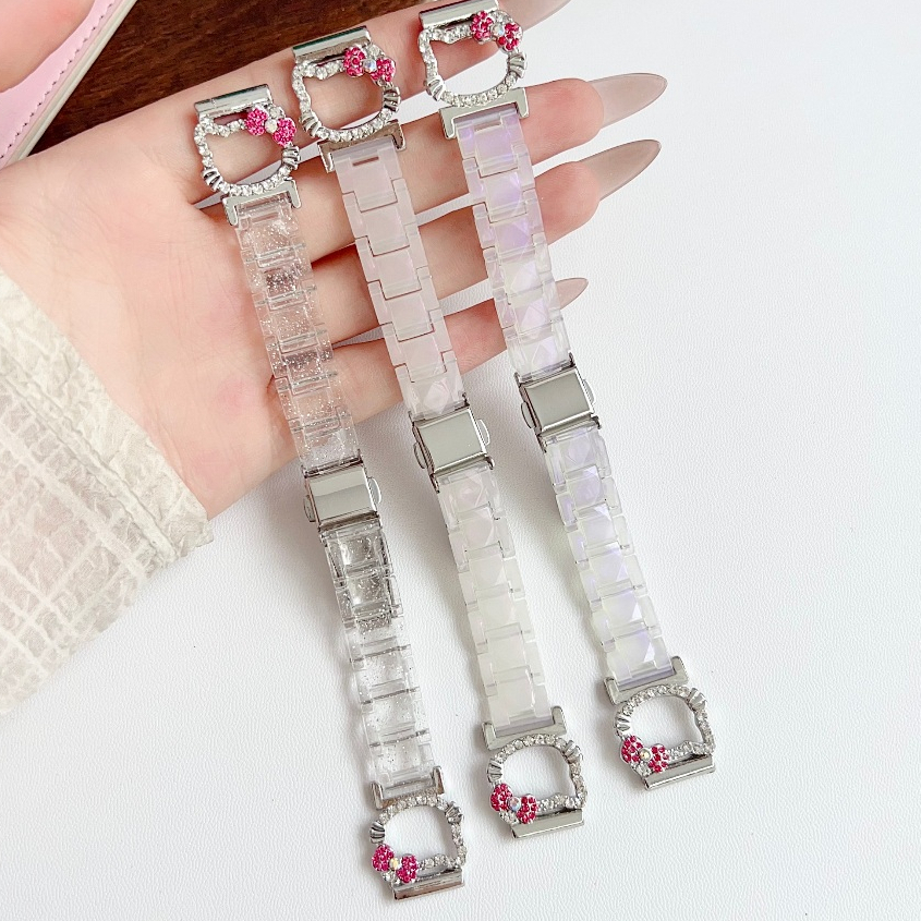 สายรัดแมว Shining KT สําหรับ iwatch Series Ultra/10/9/8/7/6/5/4/3/2/1/SE .   เหมาะสําหรับสายนาฬิกา เ