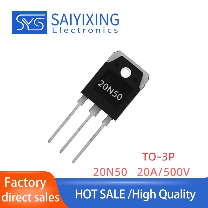 5PCS MOSFET 20N50 TO-3P Field Effect mos Tube 20A 500V FDA20N50 FQA20N50