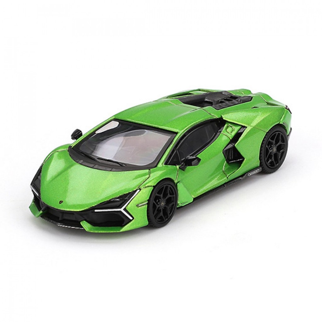 Mini GT MGT00789 789 1/64 Lamborghini Revuelto Verde Selvans LHD Diecast Scale รุ่นรถ