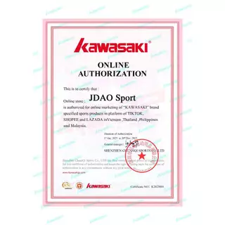 KAWASAKI Aurora7 ไม้แบดมินตันรุ่นทางการ, 5U น้ำหนักเบาพิเศษ ทำจากคาร์บอนไฟเบอร์ทั้งหมด ดึงแรงดึงสูงสุด 30 ปอนด์ ออกแบบสำหรับการฝึกซ้อมระดับมืออาชีพ