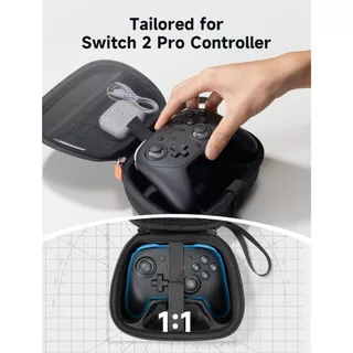JSAUX Pro Controller กระเป๋าถือสําหรับ Switch 2 Controller Case Joy-Con Storage Case Nintendo Switch Pro-BG0127