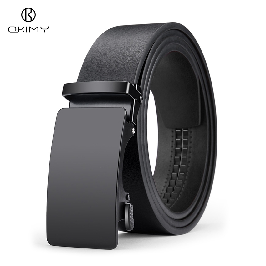 OKIMY เข็มขัดแฟชั่นผู้ชาย สไตล์เรียบง่าย ทนทาน เหมาะสำหรับการทำงานและโอกาสพิเศษ