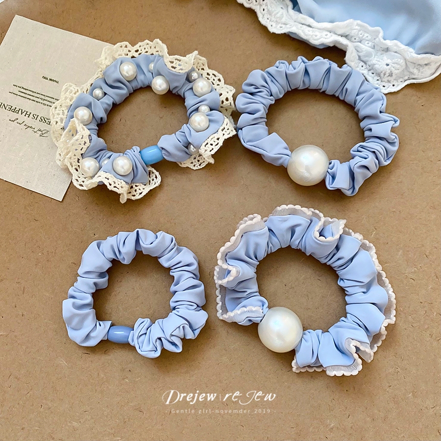 กระโปรงผ้าอะคริลิก มีลูกไม้ และมุกเทียม ในสไตล์น่ารัก ๆ - รูปที่ 3