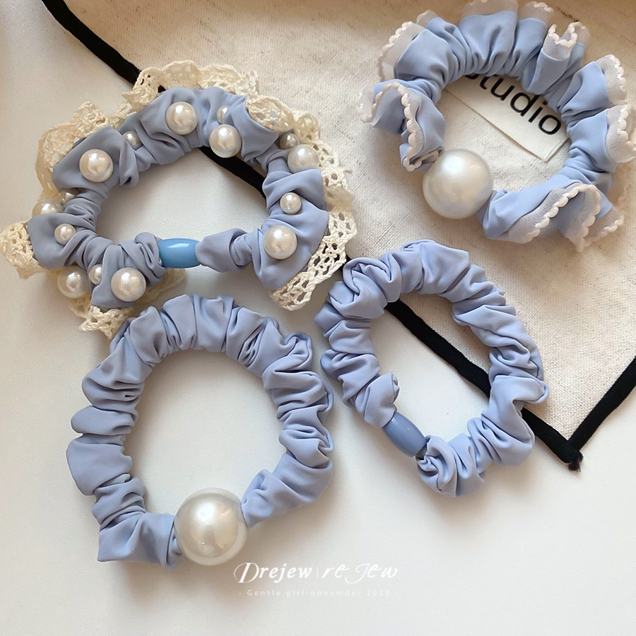 กระโปรงผ้าอะคริลิก มีลูกไม้ และมุกเทียม ในสไตล์น่ารัก ๆ - รูปที่ 5