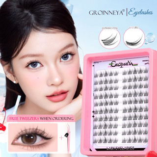 100 Clusters/กล่องดอกทานตะวัน Upper False Eyelash - ขนตาปลอม…