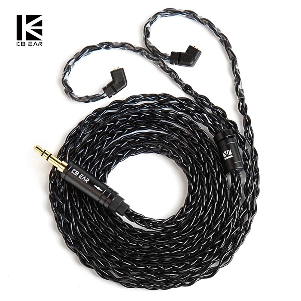 KBEAR ST-12 Plus Heaset เปลี่ยนสาย 2M Balanced Sound 3.5/4.4 มม.ปลั๊ก HiFi Audio อัพเกรดลวด 112 แกน 