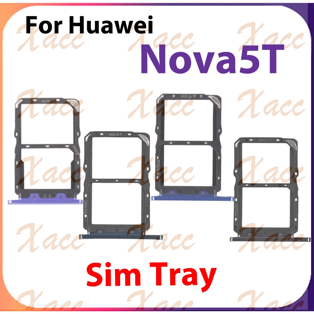สําหรับ Huawei Nova 5T ซิมการ์ดถาดใส่เปลี่ยน