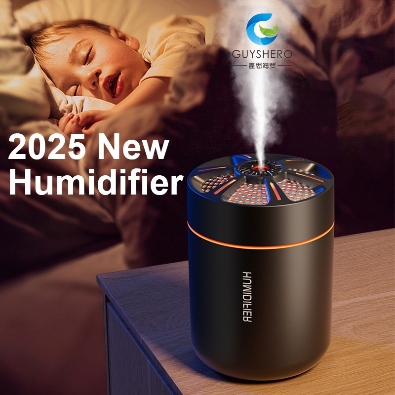 mini humidifier เครื่องฟอกอากาศ อุลตร้าโซนิค เครื่องทำให้ชื้น เครื่องพ่นอโรม่า เครื่องพ่นไอน้ำ น้ำมันหอมระเหย เครื่องพ่น usb ชื้น กรองผ้าฝ้าย เครื่องทำให้ชื้น พร้อมไฟกลางคืน LED 7 สี