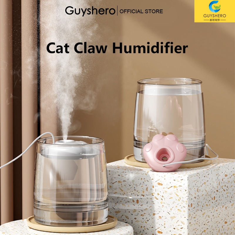 Cat's Paw humidifier เครื่องฟอกอากาศ อุลตร้าโซนิค เครื่องทำให้ชื้น เครื่องพ่นอโรม่า เครื่องพ่นไอน้ำ น้ำมันหอมระเหย เครื่องพ่น usb ชื้น กรองผ้าฝ้าย เครื่องทำให้ชื้น