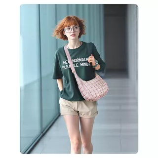 BAGSMART Quilted Puffy Crossbody Bag Lightweight Waterproof Large Hobo Sling Shoulder Handbag for Travel Commute Work