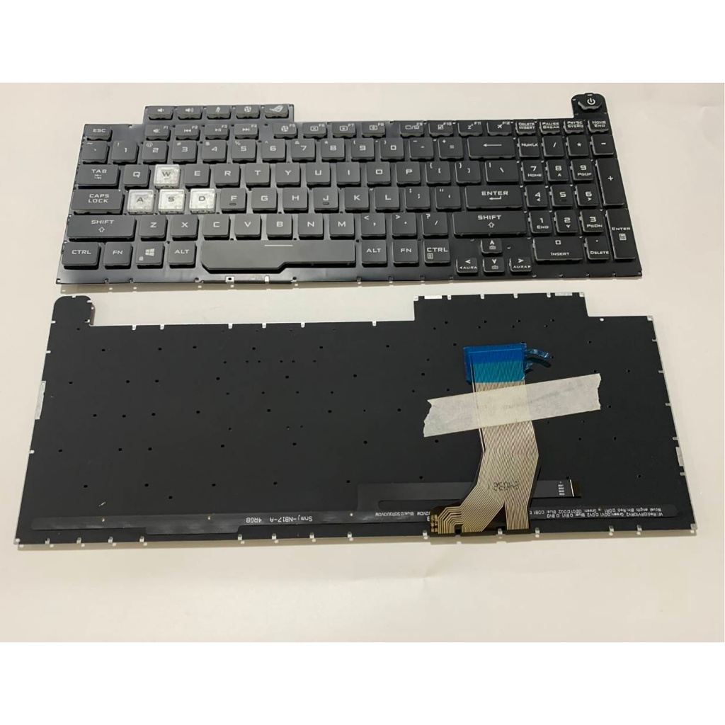 US สําหรับ ASUS ROG Strix G712L G712V G732L G732G G732GU G712 S7D G732 G731/GT/GU/GV/GW แป้นพิมพ์แล็