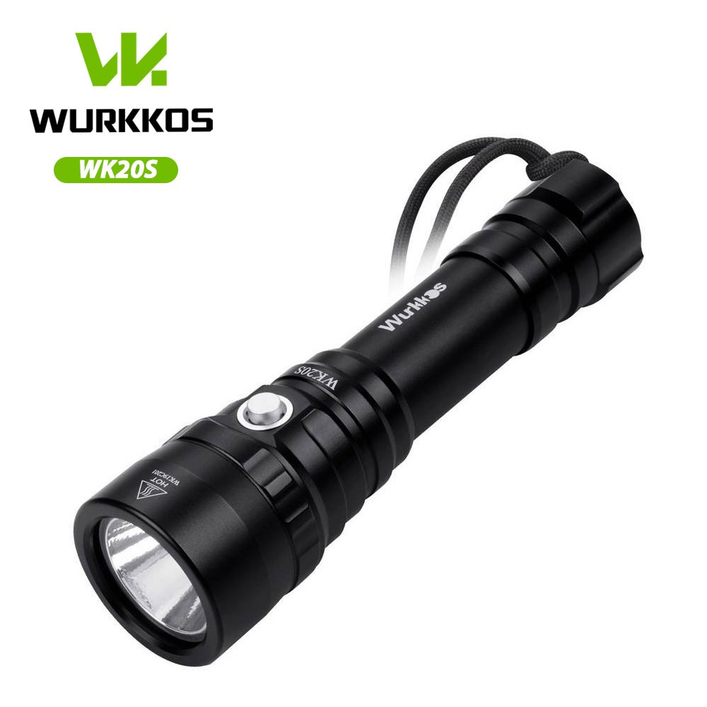 ไฟฉายดําน้ํา WK20S SST40 2000lm 18650 มีประสิทธิภาพสูง