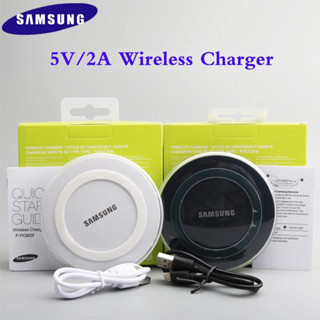 Samsung 10W Wireless Charger 5V/2A QI แท็บเล็ตชาร์จ Pad สําหรับ Galaxy S6 S7 S8 S9 S10 Plus S20 S21 