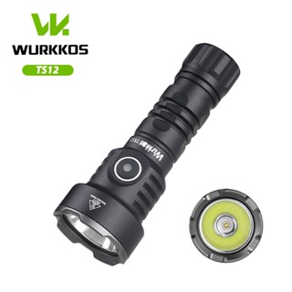 Wurkkos TS12 ไฟฉาย EDC ขนาดเล็ก 1050lm 432 เมตร ชาร์จได้ พร้…