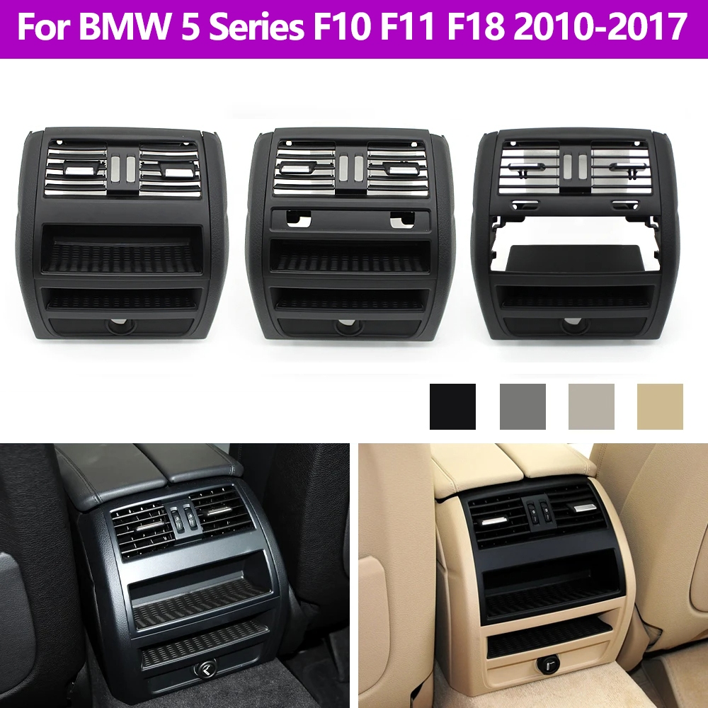 สําหรับ BMW 5 Series F10 F11 F18 2010-2017 รถด้านหลังเครื่องปรับอากาศ AC Vent Grille แผงด้านนอกกรอบเปลี่ยน
