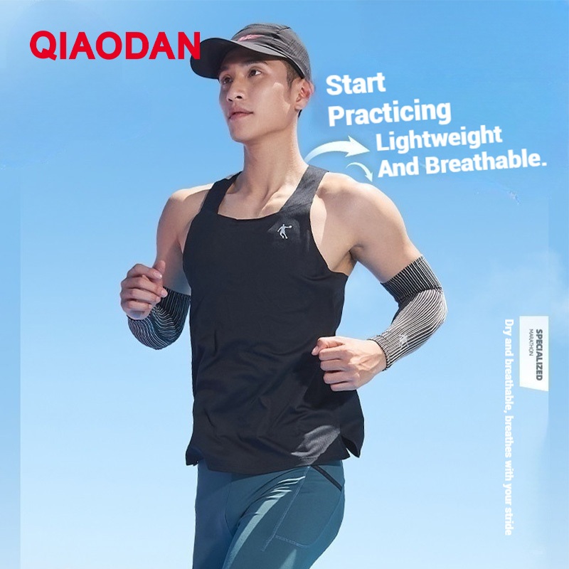 Qiaodan กางเกงวิ่งขาสั้นยืดระบายอากาศสําหรับผู้ชาย XZZ23245257ร