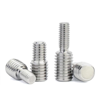 M3-M16 Conversion Double Head Transfer สกรู 304 สแตนเลสสตีลอะแดปเตอร์ชายชาย Bolts Bushing พิเศษ Bolt Endless สกรู M4 M5 M6 M8