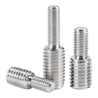 M3-M16 Conversion Double Head Transfer สกรู 304 สแตนเลสสตีลอะแดปเตอร์ชายชาย Bolts Bushing พิเศษ Bolt Endless สกรู M4 M5 M6 M8