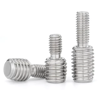 M3-M16 Conversion Double Head Transfer สกรู 304 สแตนเลสสตีลอะแดปเตอร์ชายชาย Bolts Bushing พิเศษ Bolt Endless สกรู M4 M5 M6 M8