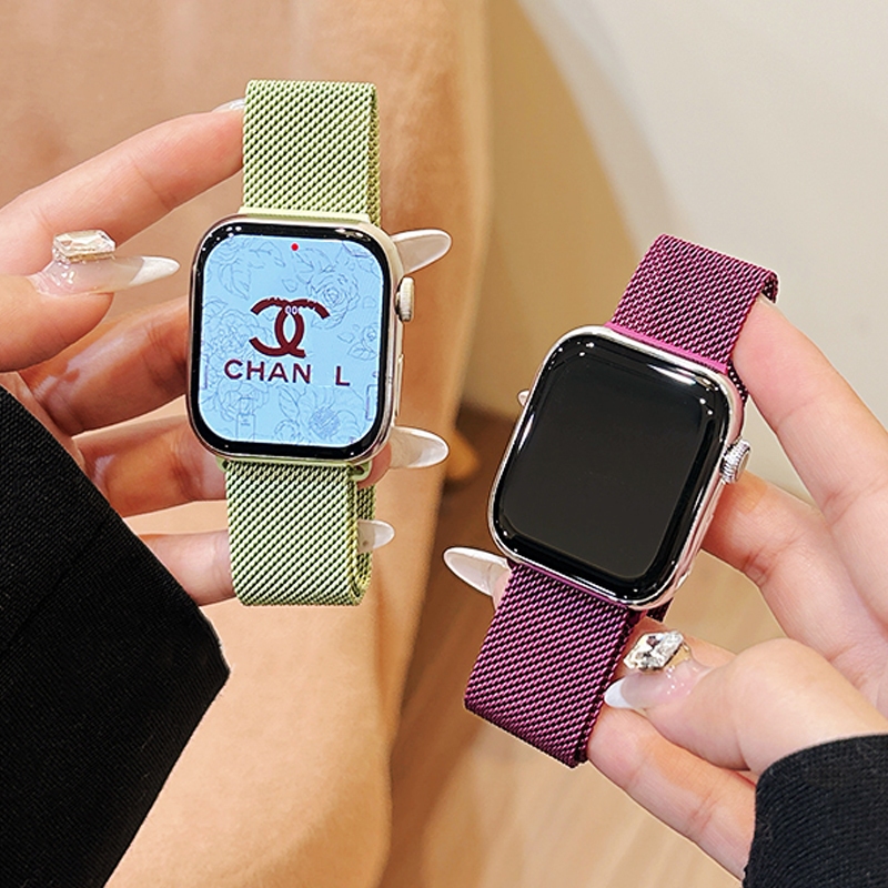 สายโลหะแม่เหล็กคลาสสิค สำหรับ Apple Watch Strap Series 11 10 Ultra 2 9 8 7 6 5 SE 4 3 สายนาฬิกา Band iWatch 49 46 45 44 42 41 40 38mm