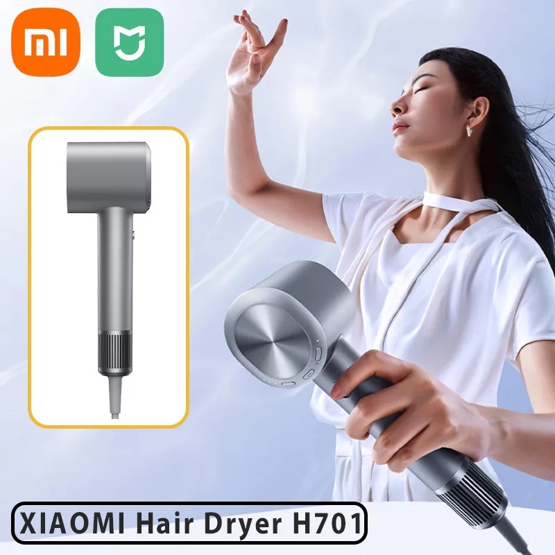 XIAOMI MIJIA H701 เครื่องเป่าผมไอออนน้ําความเร็วสูง 62 ม./วินาทีการดูแลความเร็วลม 110000 Rpm Dry 220