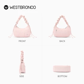 WESTBRONCO รุ่นWhipcream (วิปครีม) กระเป๋าทรงพระจันทร์ มาพร้อมสายรูดปรับความยาวได้ กันน้ำ ใช้ได้ทั้งแบบถือ สะพายไหล่ หรือสะพายข้าง