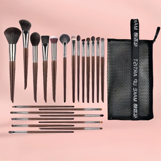 OVW ชุดแปรงแต่งหน้ามืออาชีพขนนุ่ม 22 ชิ้น ZH00397