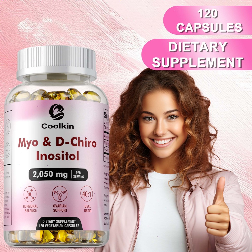 MyO-c & D-Chiro Inositol Mix - รองรับสุขภาพฮอร์โมนเพศหญิง, ฟังก์ชั่นรังไข่ - แคปซูล - 30/60/120 แคปซูล