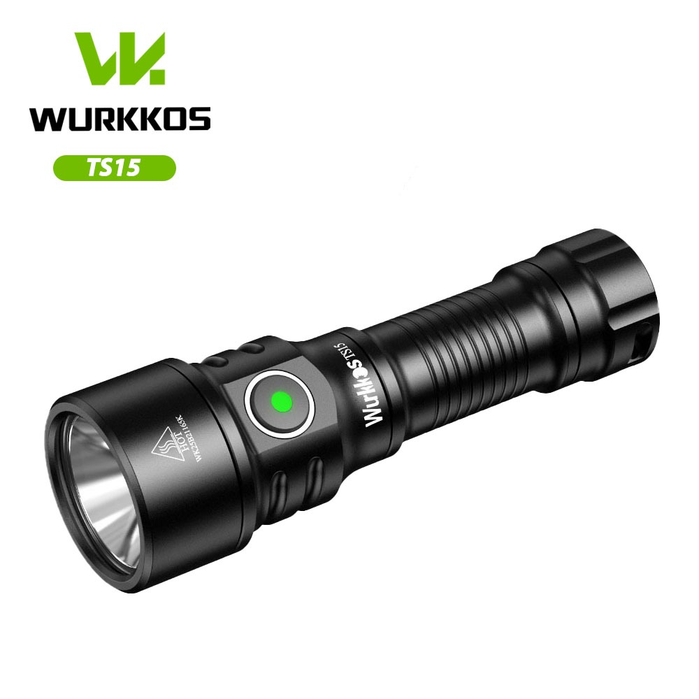Wurkkos TS15 mini ที่มีประสิทธิภาพ 900LM SFT25R 14500 แบตเตอรี่ 401M USB C ชาร์จ EDC ไฟฉาย