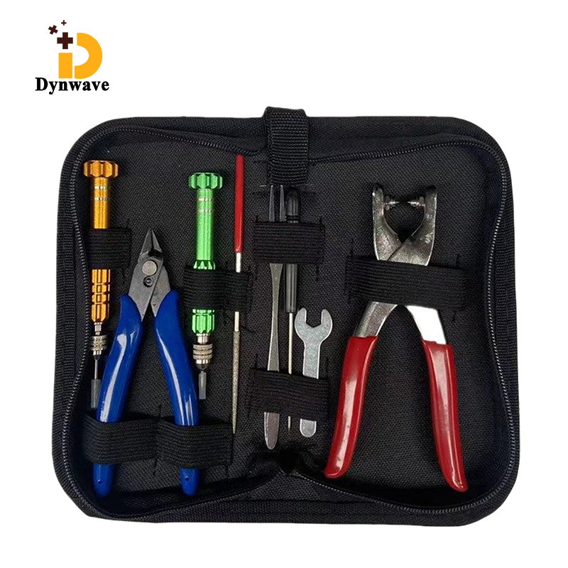Dynwave Professional เริ่มต้น Stringing Clamp ชุดเครื่องมือเก็บกระเป๋า Nailer