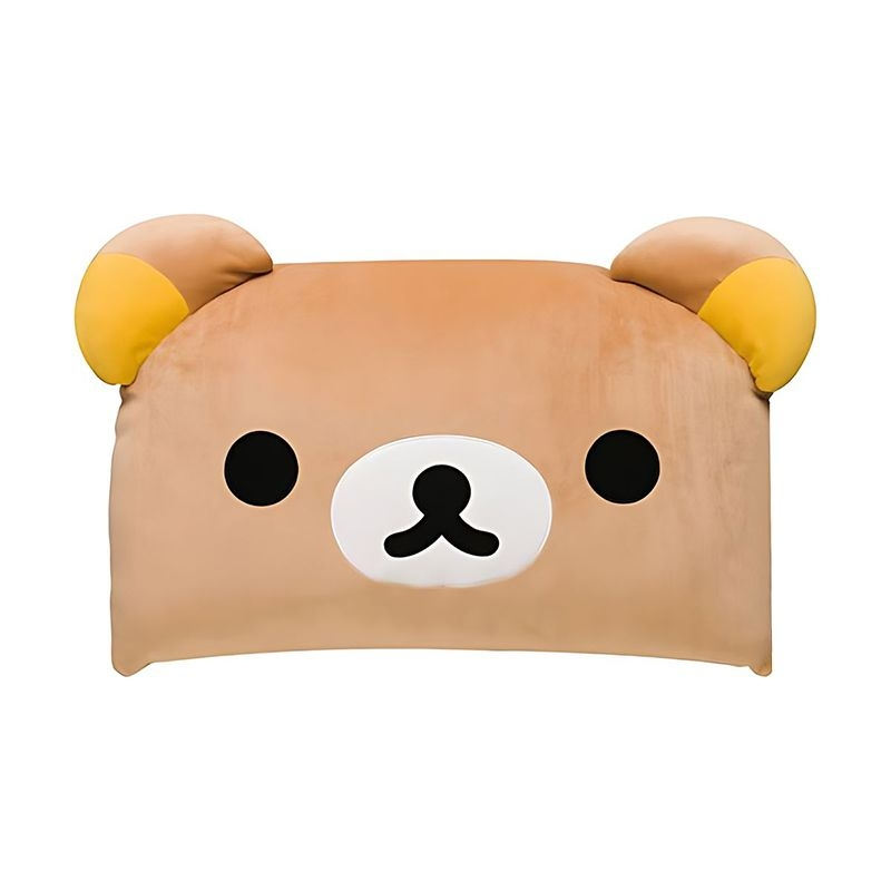 Rilakkuma หมอนตุ๊กตาตุ๊กตาหมีกอดเบาะนุ่ม Kawaii ผ้าปูที่นอนตกแต่งของขวัญอะนิเมะสําหรับแฟนๆ