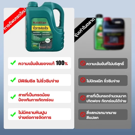(ซื้อ 1 แถม 1)น้ำยากันสนิมหม้อน้ำ น้ำยาหล่อเย็น 2kg ระบายความร้อนด้วยอุณหภูมิสูง ป้องกันการกัดกร่อน สนิม และป้องกันตะกรัน ราคา ถูกที่สุด ดีลบีเคเค แกลเลอรีภาพที่ 9