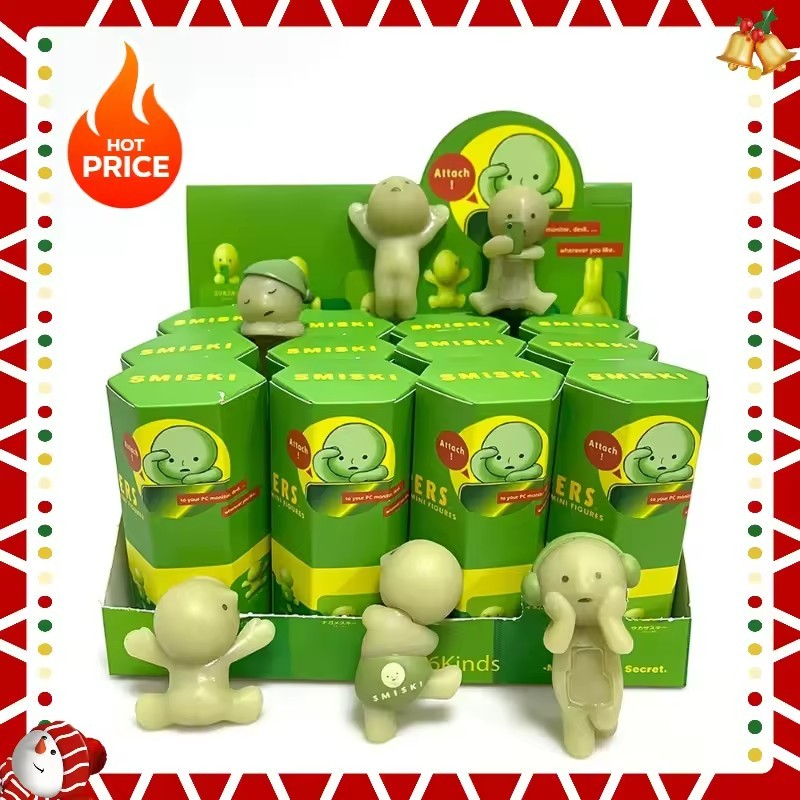 1 ชิ้นสุ่ม SMISKI HIPPERS series วัสดุเรืองแสง สามารถติดกาวเพื่อวัตถุในชีวิตประจําวัน อุปกรณ์เสริมโท