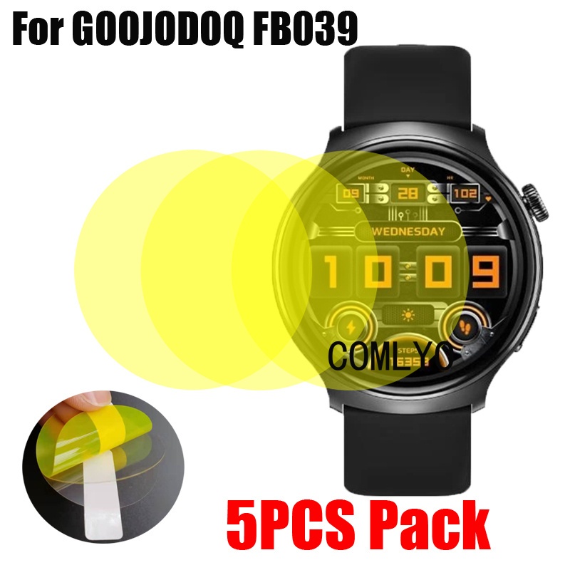 สําหรับ GOOJODOQ FB039 FB027 สมาร์ทวอท์ชป้องกันหน้าจอ HD ฟิล์ม TPU