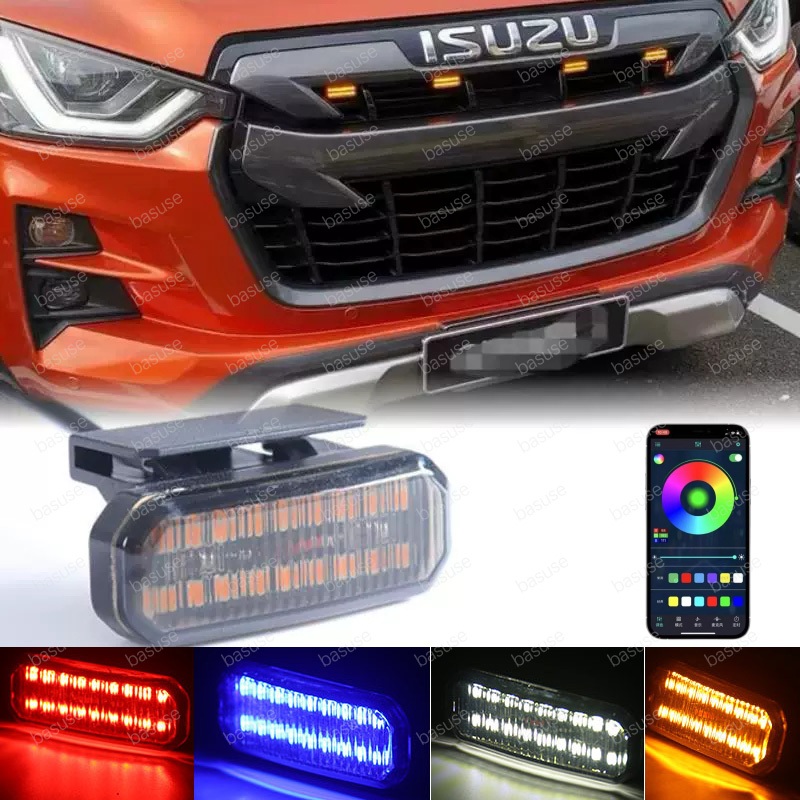 ไฟกระจังหน้า LED สําหรับ ISUZU D-MAX DMAX 2015-2025 รถไฟวิ่งกลางวันล้อคิ้วโคมไฟสําหรับรถกระบะ Offroad 12V ราคา ถูกที่สุด ดีลบีเคเค