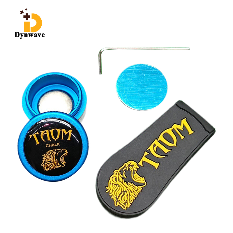 Dynwave Pool Cue Chalk Holder Compact Billiards Pocket Billiard Chalk Case