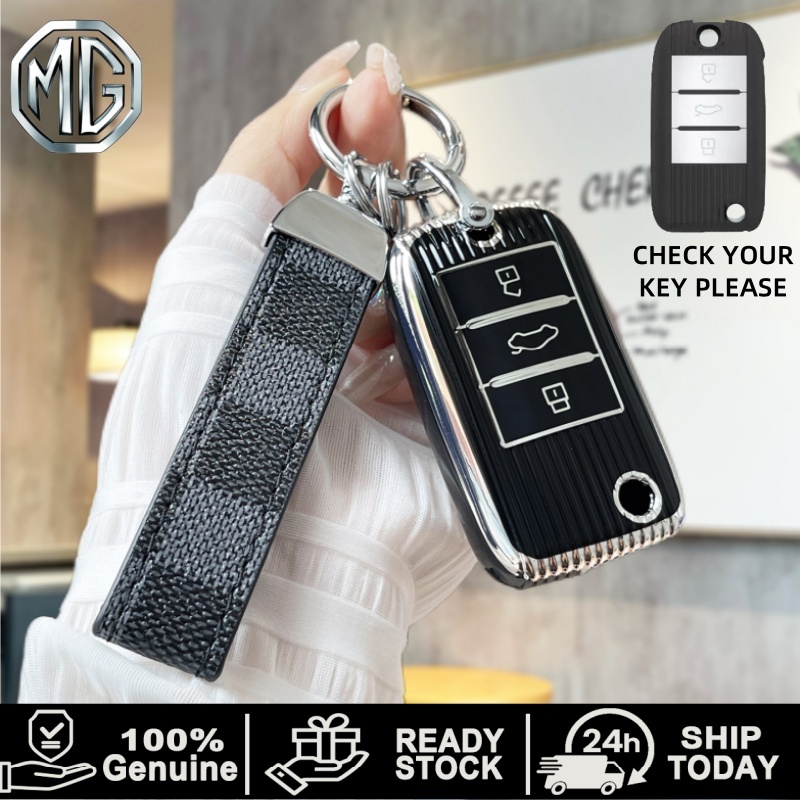 Roewe เคสกุญแจรีโมตรถยนต์ TPU อุปกรณ์เสริม สําหรับ MG MG6 ZS i6 EV EZS HS EHS Roewe RX3 Rx5 RX8 CLEVEReMAX i5 i6 Rx5 ERX5 Ei5 2017