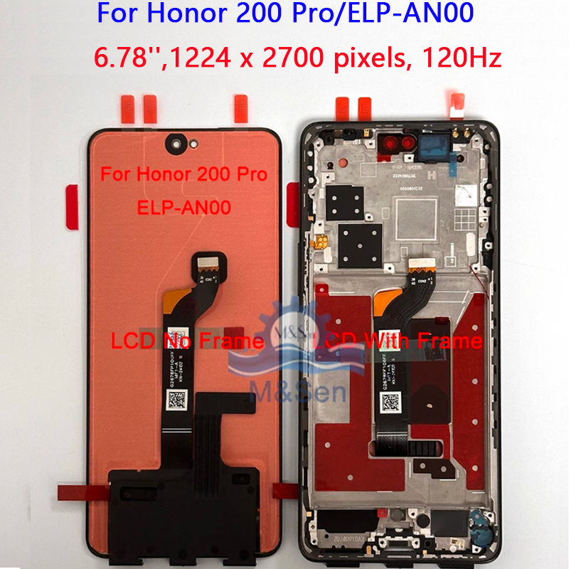 ยี่ห้อใหม่ Ori/AMOLED สําหรับ Honor 200/ELI-AN00,Honor 200 Lite Honor 200 Pro/ELP-AN00 จอแสดงผล LCD Touch Screen Digitizer เปลี่ยน ราคา ถูกที่สุด ดีลบีเคเค แกลเลอรีภาพที่ 4