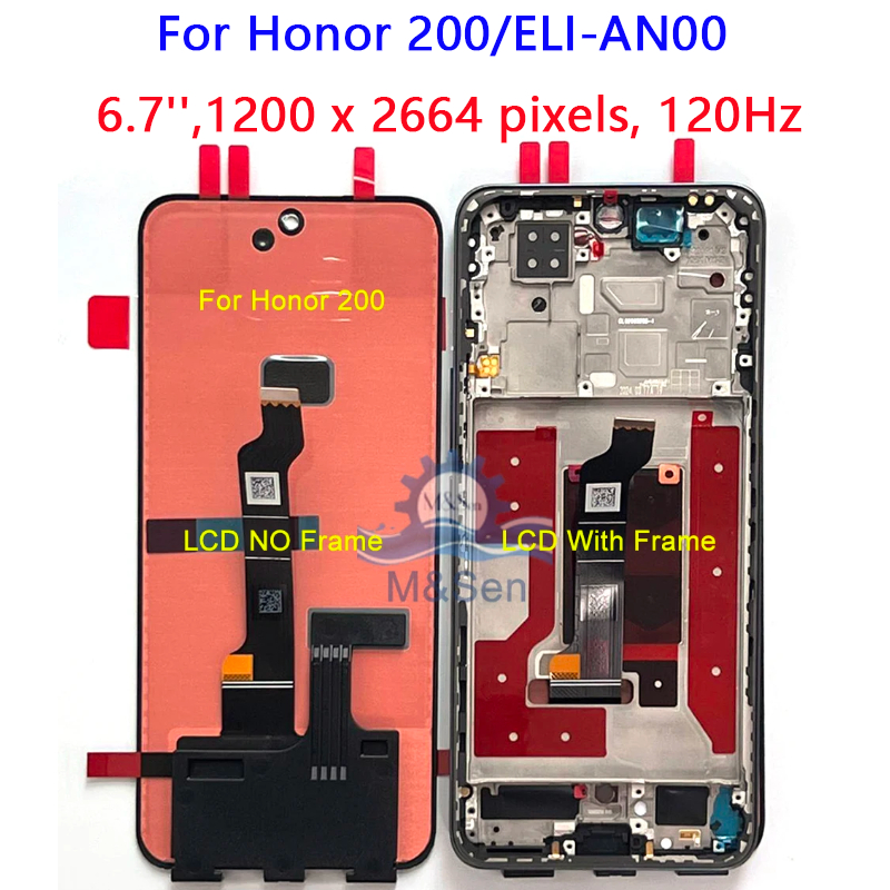 ยี่ห้อใหม่ Ori/AMOLED สําหรับ Honor 200/ELI-AN00,Honor 200 Lite Honor 200 Pro/ELP-AN00 จอแสดงผล LCD Touch Screen Digitizer เปลี่ยน ราคา ถูกที่สุด ดีลบีเคเค แกลเลอรีภาพที่ 3
