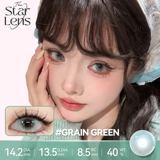 Starlens คอนแทคเลนส์ 1 คู่ สีเทา ตาอ่อน เหมาะกับการแต่งหน้า DIA14.214.5มม. 6 เดือน บิ๊กอาย contact lens
