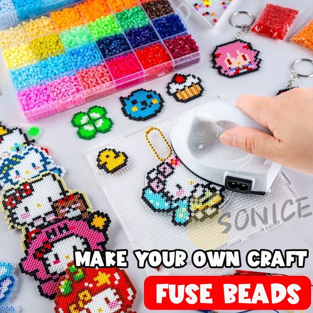 7000PCS 5MM Perler ชุดลูกปัด Make Your Own 3D โครงการ Perler ลูกปัดบน Melty ลูกปัดอุปกรณ์เสริม