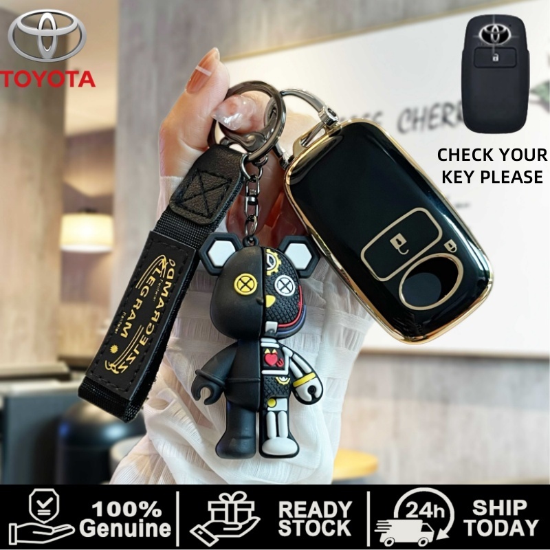 เคสกุญแจ toyota Yaris Ativ 2024 2025 avanza raize 2024 2025 Veloz 2024 2025 TPU เคสรีโมตกุญแจรถยนต์ สําหรับ